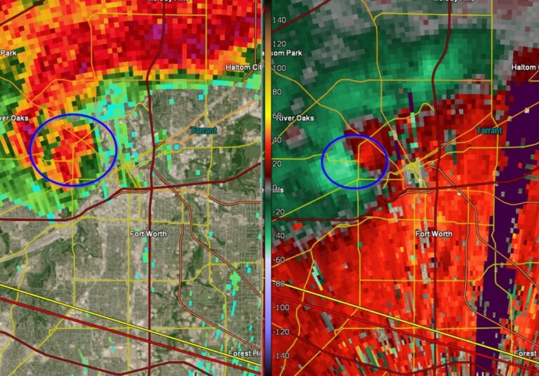 PHOTO Proof Forth Worth Tornado Formed Near Rivers Oaks North Of ...