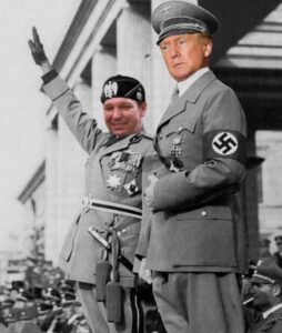 PHOTO Ron DeSantis And Donald Trump Together Both Dressed Up Like Fascists Meme