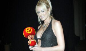 PHOTO Stormy Daniels Holding Like Mario Mushroom Donald Trump Meme