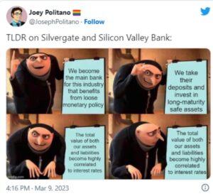 PHOTO TLDR On Silvergate And Silicon Valley Bank Minions Meme