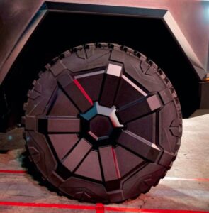 PHOTO Telsa Cybertruck Wheels Are The Most Savage Ever Looks Like Alien Technology