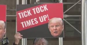 PHOTO Tick Tock Times Up Donald Trump Meme