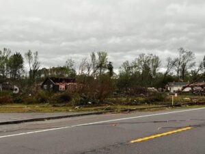 PHOTO Tornado Damage In West Point GA From Highway 29