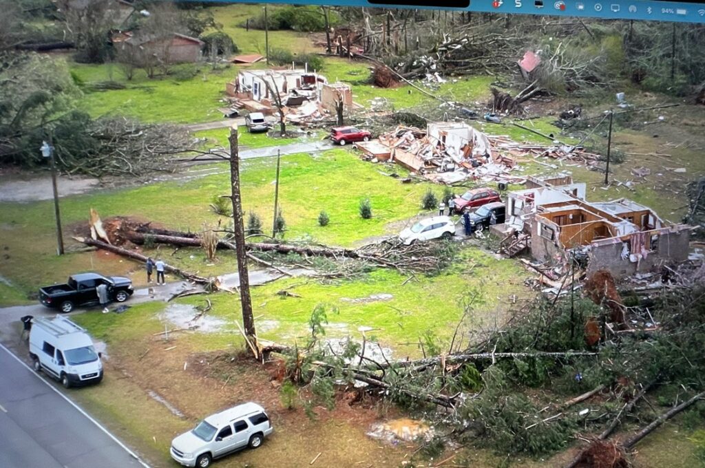 PHOTO Tornado Damage In West Point GA From Lower Lovelace Road Off
