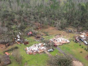 PHOTO Tornado Damage In West Point GA From Lower Lovelace Road Off Highway 18