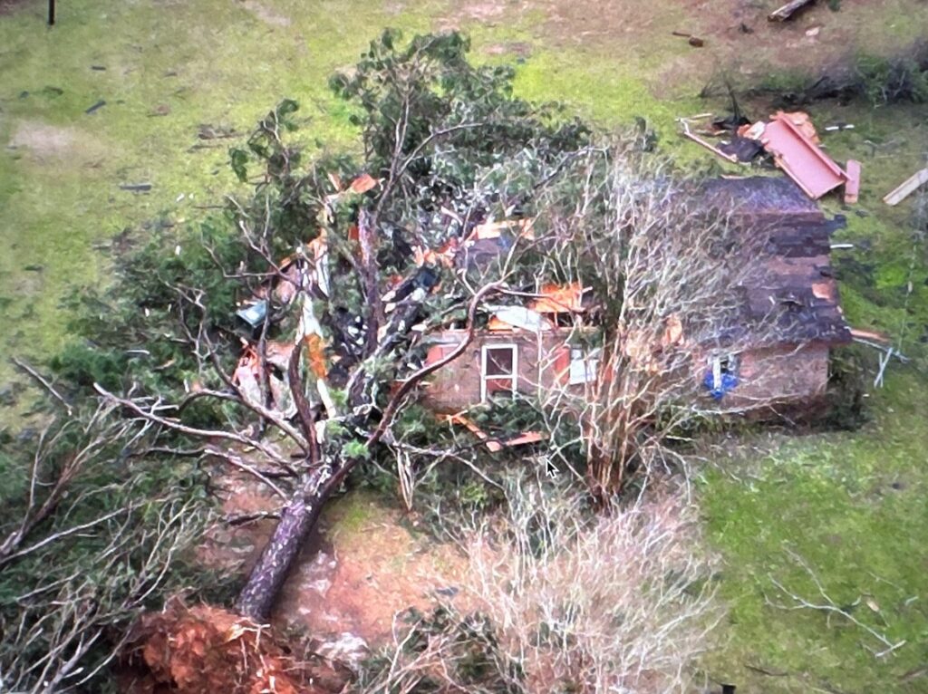 PHOTO Tornado Damage In West Point GA From Lower Lovelace Road Off