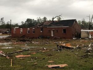 PHOTO Tornado Damage To Smaller Homes In West Point Georgia