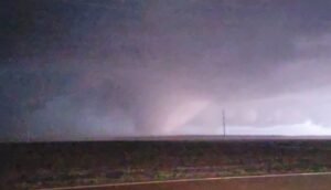PHOTO Tornado Forming Outside Rolling Fork MS Before Dusk