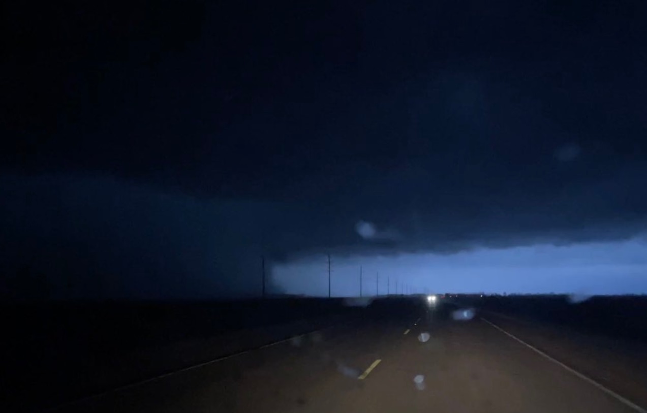 PHOTO Tornado That Hit Silver City MS Was Wrapped In Rain As It Approached