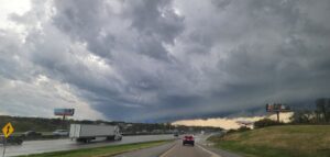PHOTO View Of Fort Worth Tornado From The Freeway