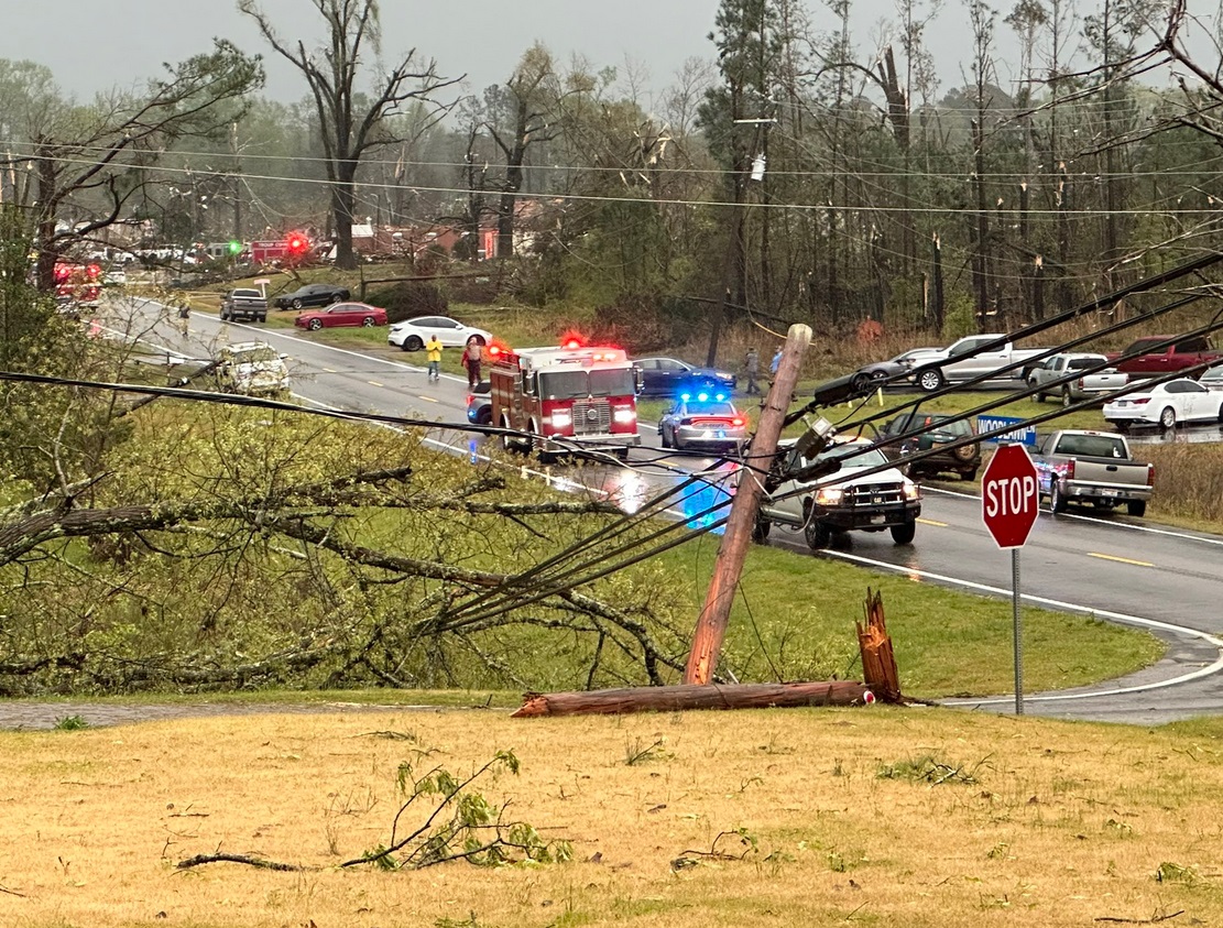 PHOTO View Of West Point GA That Puts Tornado Damage Into Perspective