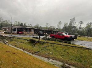 PHOTO West Point Motel Before And After Tornado Hit It