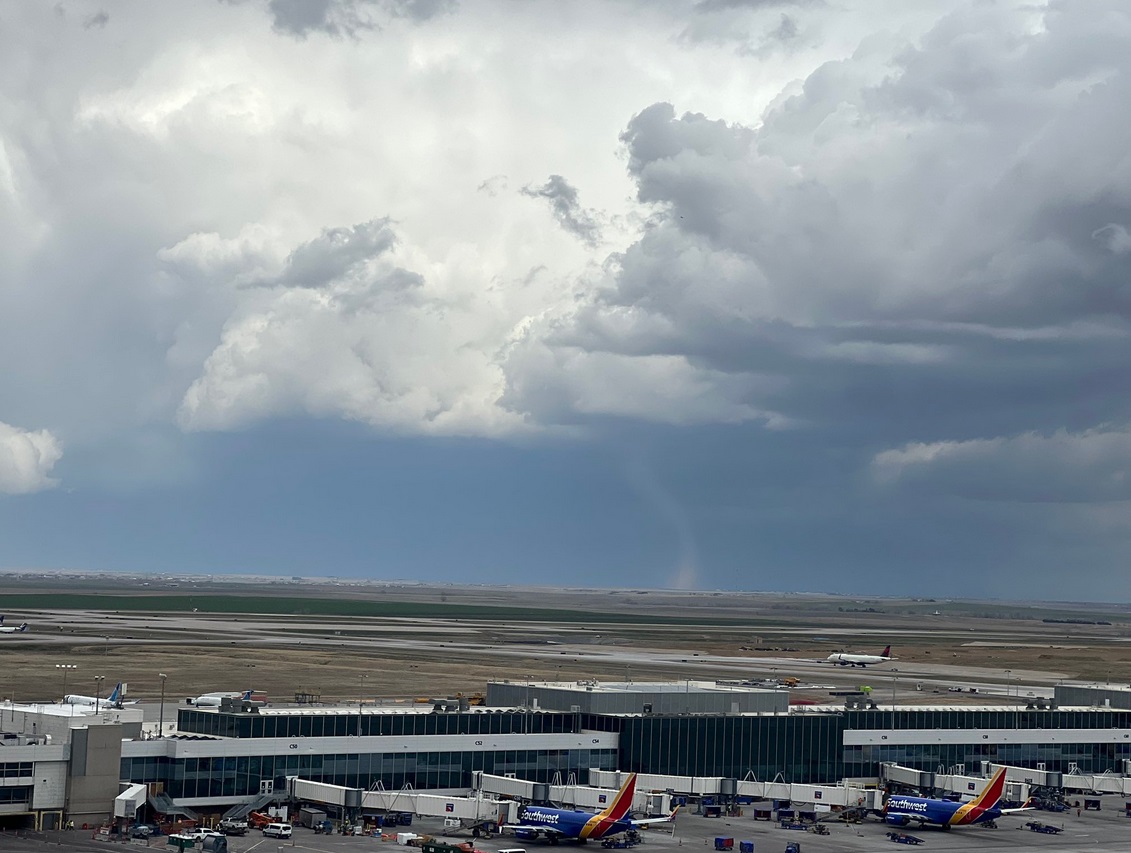 PHOTO Amazing View Of Keenesburg Colorado From Denver International Airport