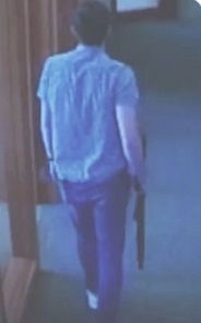 PHOTO Connor Sturgeon Casually Walking Halls Of Bank He Worked At With Giant Gun