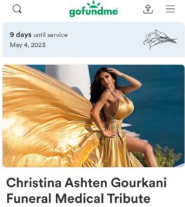 PHOTO Details Of Christina Ashten Gourkani's Funeral