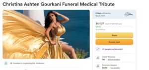 PHOTO GoFundMe For Christina Ashten Gourkani Has Already Raised $6K