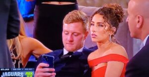 PHOTO LOL Will Levis' Girlfriend Rolling Her Eyes At Will Not Getting Drafted