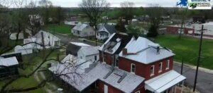 PHOTO Mansion In Hecker Illinois Had Its Roof Ripped Off