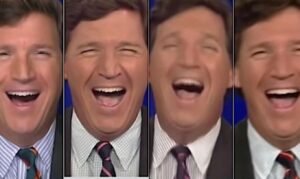 PHOTO The Many Laughs Of Tucker Carlson Meme