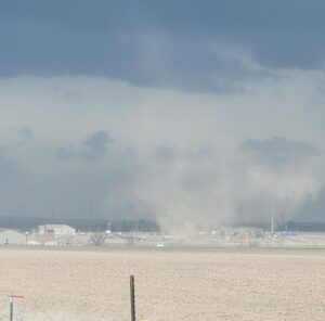 PHOTO Tornado Touching Down South Of Keenesburg Colorado At Weld County Road