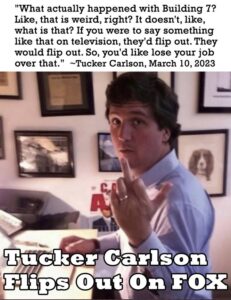 PHOTO Tucker Carlson Flips Out On Fox News Middle Finger Meme