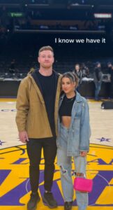 PHOTO Will Levis At The Lakers Game With His Girlfriend