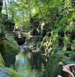 PHOTO Will Levis' Sister Is Obsessed With Wisconsin And Goes Swimming At Water Falls In The State