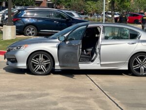 PHOTO Allen TX Shooters Car Had Bullet Hole In Bad Window And Left The Door Open