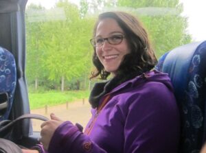 PHOTO Amy St. Pierre Smiling For The Camera While On Public Transportation