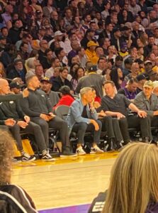 PHOTO Elon Musk Was At Game 6 Of Warriors Lakers In LA Courtside With His New Girlfriend
