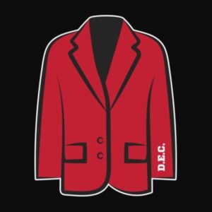 PHOTO Honoring Denny Crum Red Suit With His Initials On It