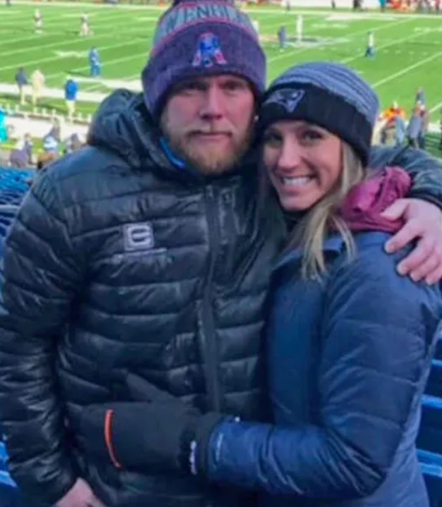 PHOTO Kouri Richins With Her Husband At A Patriots NFL Game