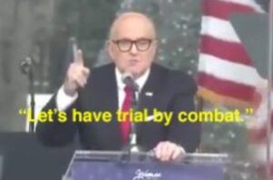 PHOTO Let's Have Trial By Combat Rudy Guiliani Meme