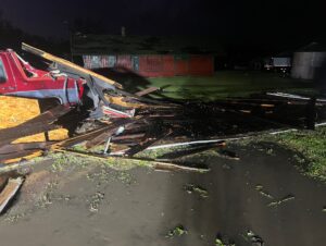 PHOTO Loose Bricks And Downed Trees Everywhere In Linneus Missouri After Tornado Hit City Directly