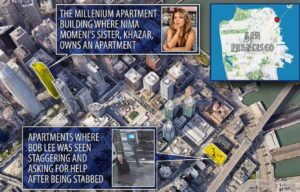 PHOTO Map Showing Where Khazar Momeni's Apartment Is In SF And Where Bob Lee Was Stabbed To Death