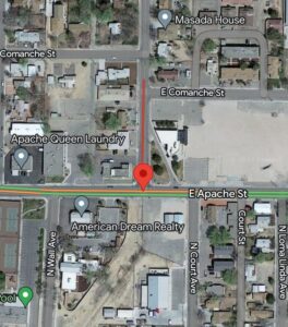 PHOTO Map Showing Where Mass Shooter Opened Fire With A Handgun In Farmington New Mexico