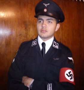 PHOTO Mauricio Garcia Wearing Swastika On His Jacket When He Was In The US Army