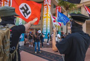 PHOTO Nazi Flag At Ron DeSantis Rally