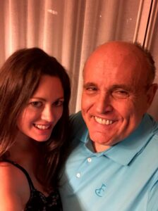 PHOTO Noelle Dunphy's Cute Little Selfie With Rudy Giuliani Holding Her In Hotel Room