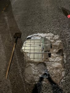 PHOTO Of 5 Foot Hole On West Seattle Bridge