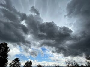 PHOTO Of Dark Clouds Before Tornado Hit Sprink Creek Nevada