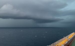 PHOTO Of The Storm Approaching And Dark Skies That Carnival Sunshine Ship Was Not Prepared For