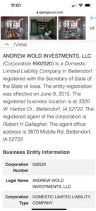 PHOTO People Of Iowa Are Calling Andrew Wold's Bluff Because A Lot Of Property In Davenport Is Owned By Robert H Gallagher An Attorney In Bettendorf Iowa