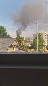 PHOTO Portland Apartment Fire On Tuesday Could Be Seen All Over The City