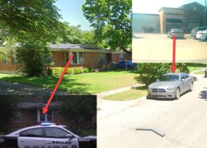 PHOTO Proof Car Parked Outside Allen Texas Outlet Mall Was Mauricio Garcia's Gray Dodge Car