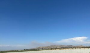 PHOTO Ramona Fire Can Be Seen From San Diego County