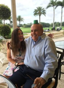 PHOTO Rudy Giuliani Celebrating His Birthday With Noelle Dunphy