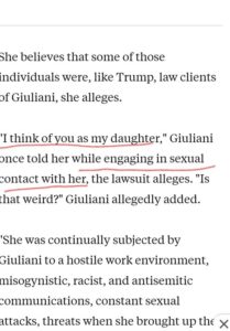 PHOTO Rudy Giuliani Told Noelle Dunphy While They Were F*cking That He Thinks Of Her As His Daughter