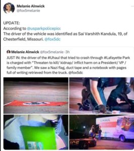 PHOTO Sai Varshith Kandula Had A Bunch Of Duct Tape And Notebook With Tons Of Writing On it In U-Haul