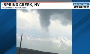 PHOTO Still Shot Of Tornado Touching Down In Spring Creek Nevada